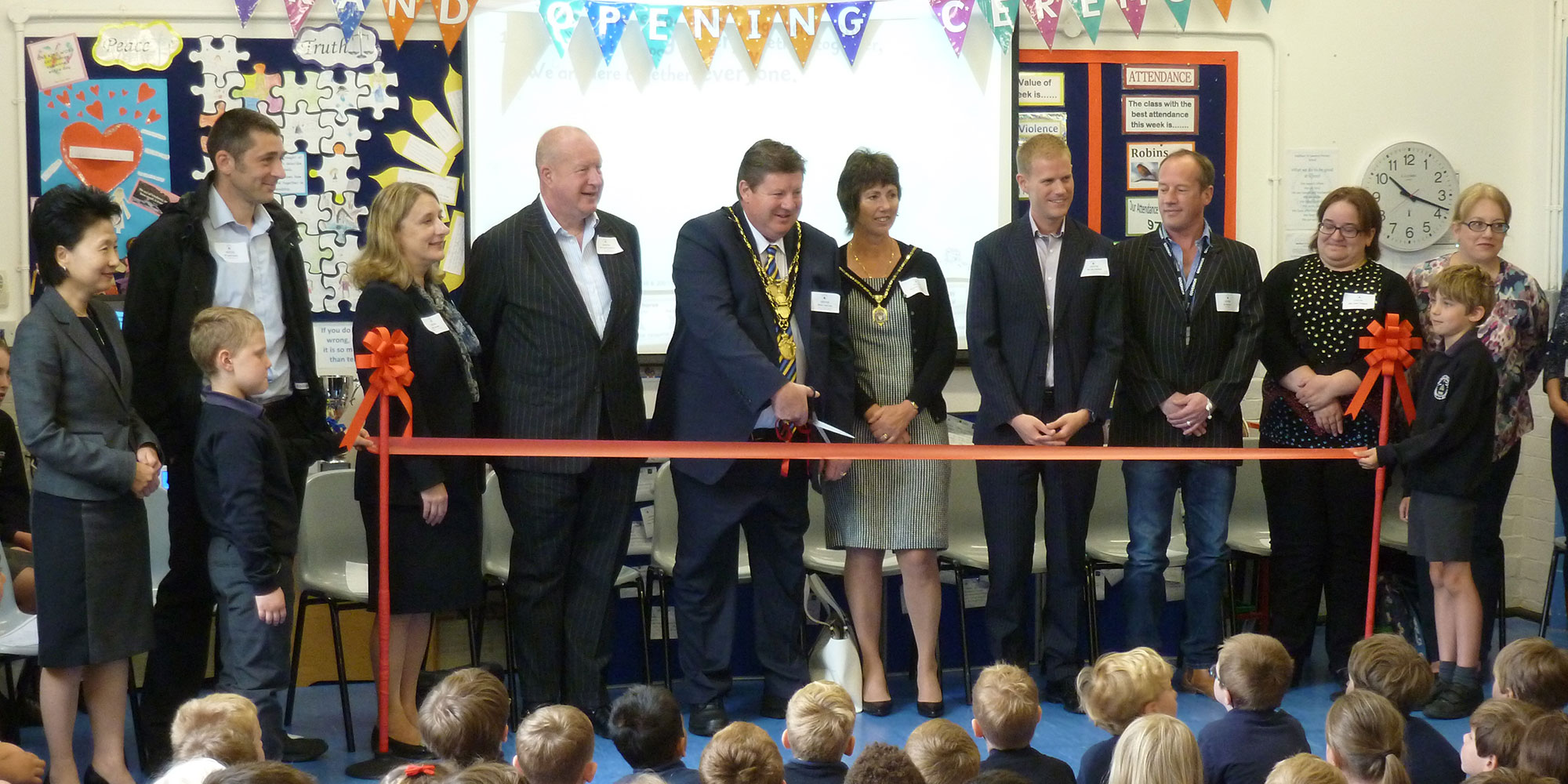 Waltham St. Lawrence Primary School opening ceremony
